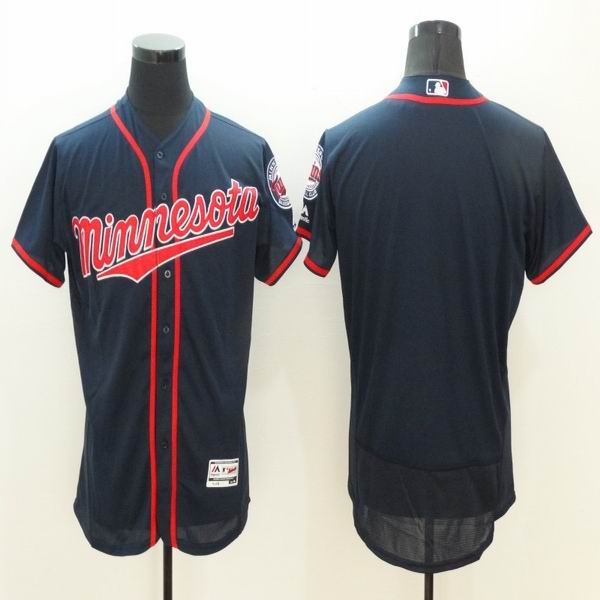 2016 Minnesota Twins blank dark blue Flexbase Authentic Collection Jersey