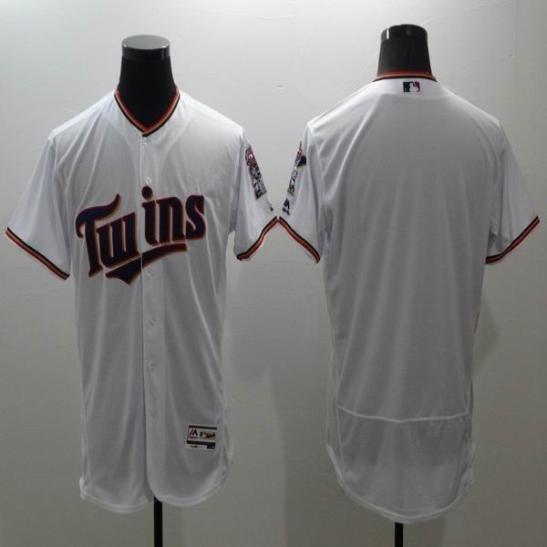2016 Minnesota Twins blank white Flexbase Authentic Collection Jersey