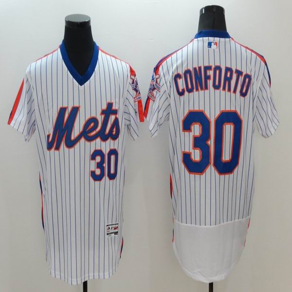 2016 New York Mets 30 Michael Conforto white Flexbase Authentic Collection Jersey