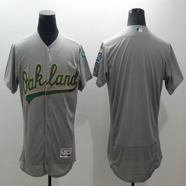 2016 Oakland Athletics blank Gray Flexbase Authentic Collection Jersey