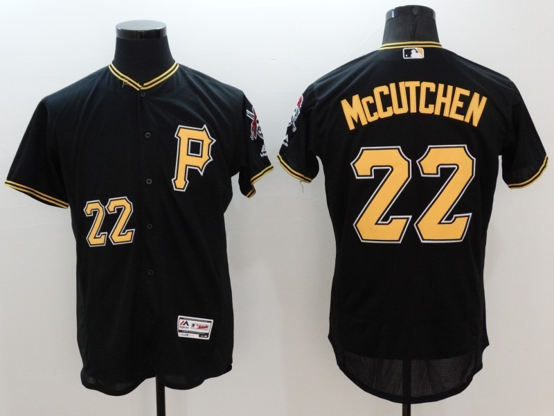 2016 Pittsburgh Pirates 22 Andrew McCutchen black elite mlb jersey