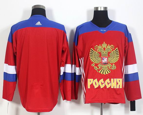 2016 Russia team World Cup blank red Ice Hockey men Jerseys