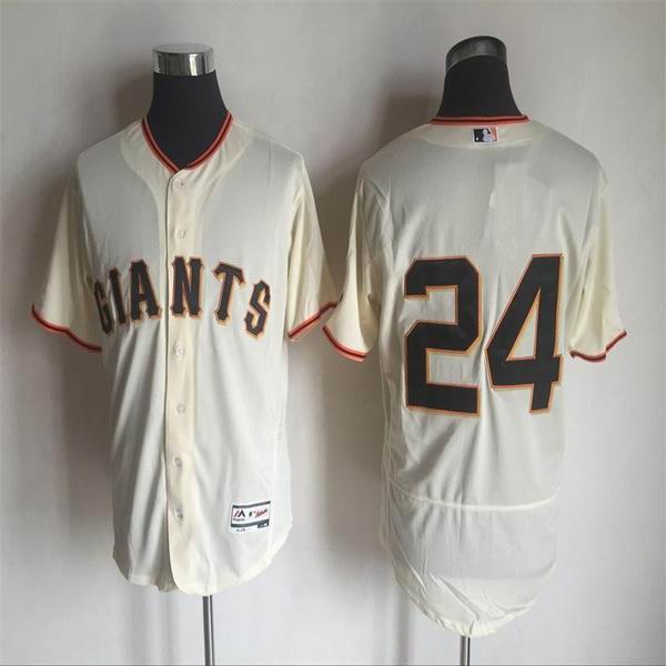 2016 San Francisco Giants 24 Willie Mays beige Flexbase Authentic Collection Jersey