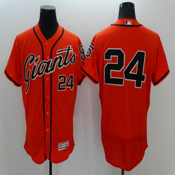 2016 San Francisco Giants 24 Willie Mays orange Flexbase Authentic Collection Jersey