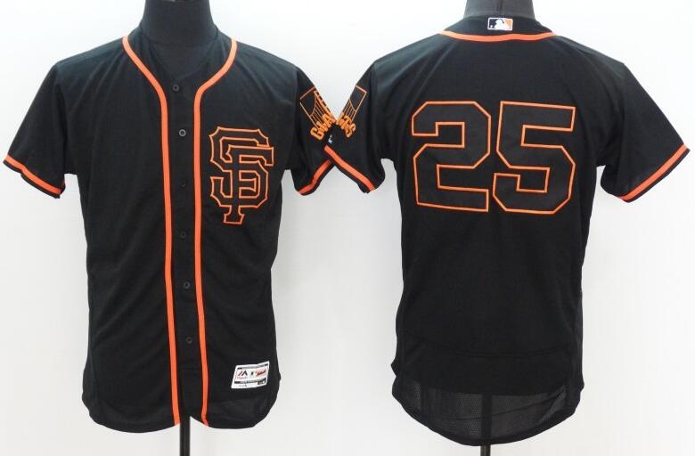 2016 San Francisco Giants 25 Barry Bonds black Flexbase Authentic Collection Jersey