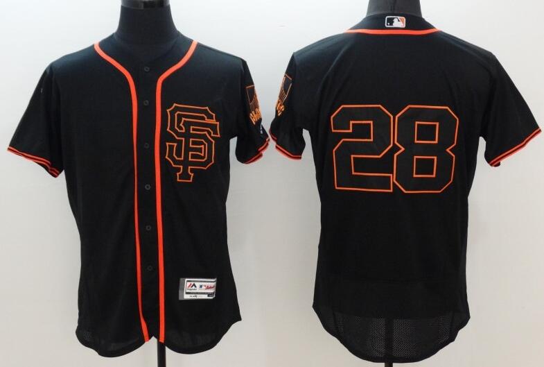 2016 San Francisco Giants black elite baseball jersey