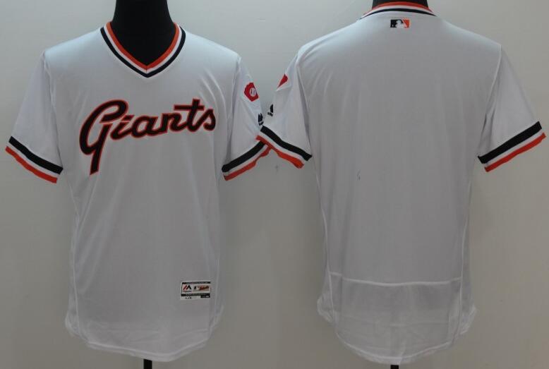 2016 San Francisco Giants blank white Flexbase Authentic Collection Jerseys(1)
