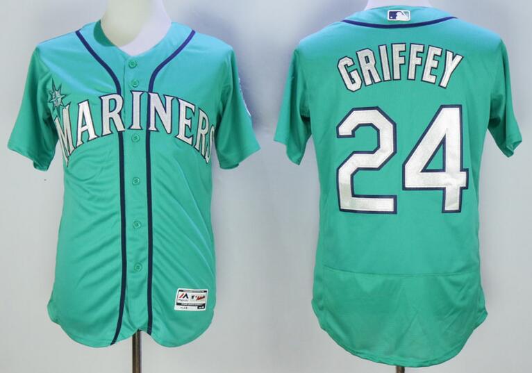 2016 Seattle Mariners 24 Ken Griffey green Flexbase Authentic Collection men baseball mlb Jersey