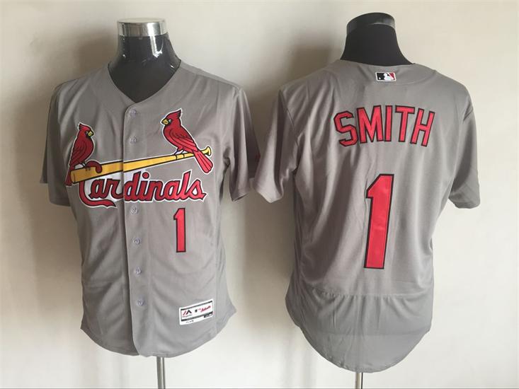 2016 St. Louis Cardinals 1 Ozzie Smith gray Flexbase Authentic Collection men baseball MLB Jerseys