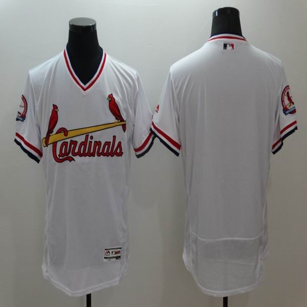 2016 St. Louis Cardinals throwback white Flexbase Authentic Collection men baseball MLB Jerseys