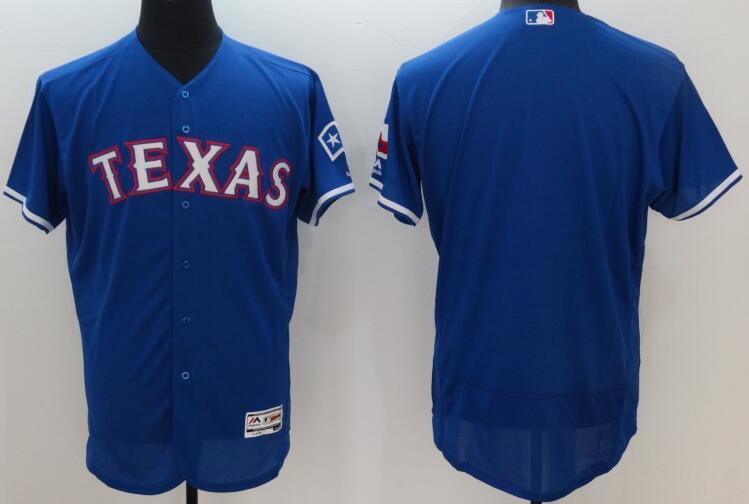 2016 Texas Rangers blank blue Flexbase Authentic Collection Jersey