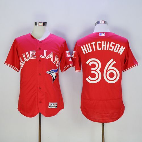 2016 Toronto Blue Jays 36 Drew Hutchison red Flexbase Authentic Collection mlb baseball Jersey