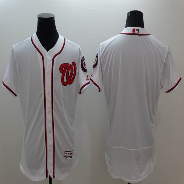 2016 Washington National blank white elite  men mlb baseball Jersey