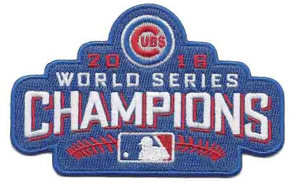 2016 chicago cubs world series champions collectible patch
