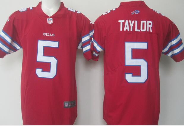 2017 Nike Buffalo Bills 5 Taylor Legend men nfl red Limited Jerseys