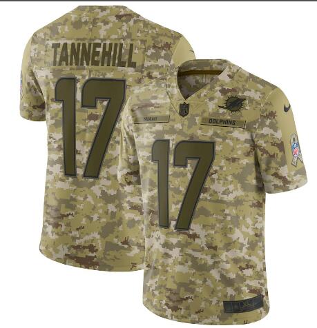 Men's Miami Dolphins Ryan Tannehill Nike Camo Salute to Service Limited Jersey