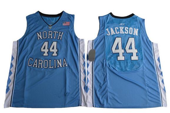 Men #44 Justin Jackson  Jersey North Carolina Blue