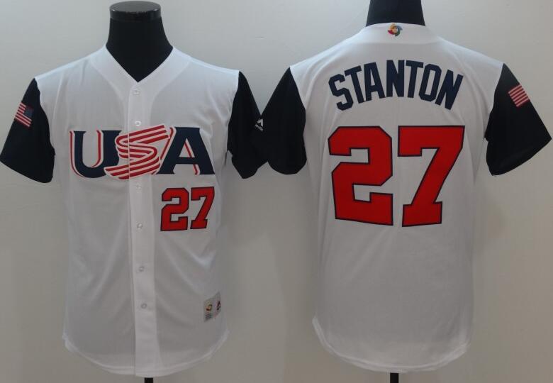 27 Giancarlo Stanton men 2017 World Baseball Classic Team Jersey