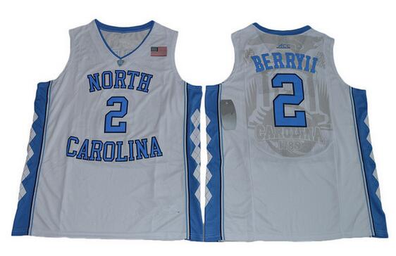 men #2 Joel Berry II Jersey North Carolina White