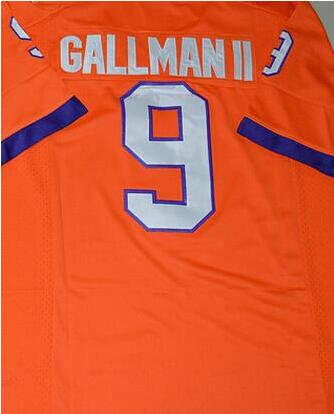 Men's stitched 9 Wayne Gallman II jersey