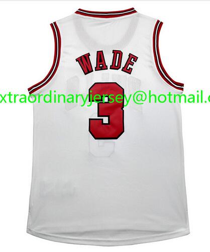 new men #3 Dwyane Wade Basketball Jersey-002