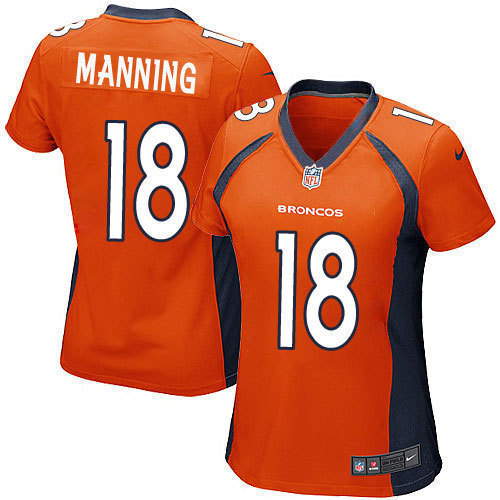 Women Denver 18 Peyton Manning jersey