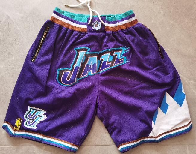 Utah Jazz Men Short with Pockets