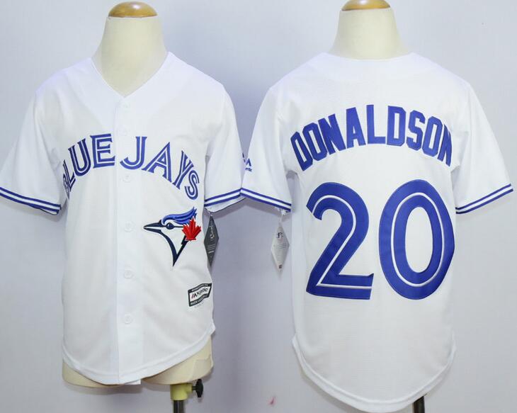 Youth #20 Josh Donaldson Jersey White