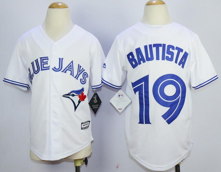 Youth Toronto Blue Jays BAUTISTA 19# MLB  Jerseys
