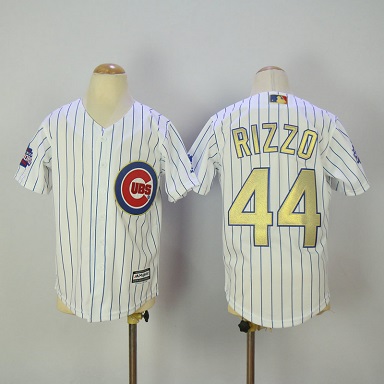 2017 Youth Chicago Cubs 44 Anthony Rizzo Jersey