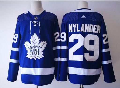 Adidas Men Toronto Maple Leafs 29 William Nylander blue Ice hockey Jersey
