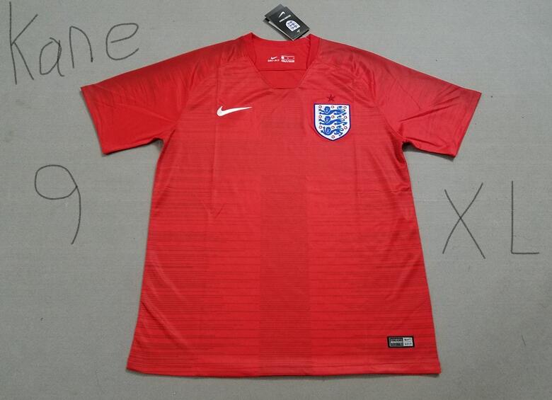 England away red soccer Jerseys 201810  Player Name - Kane Player -  Number 9