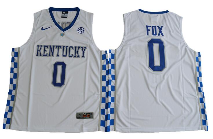 2017 men 0 DeAaron Fox University College Jersey