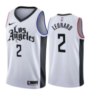 New 2019-20 Kawhi 2 Leonard  city edition white Stitched men's jersey