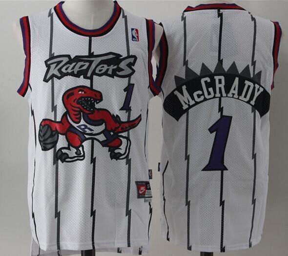 Men Toronto Raptors 1 Tracy McGrady  Jersey