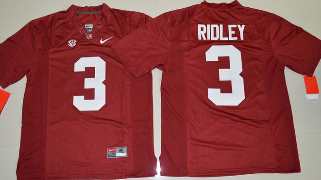 Alabama Crimson Tide 3 Calvin Ridley red men ncaa college Football Jerseys