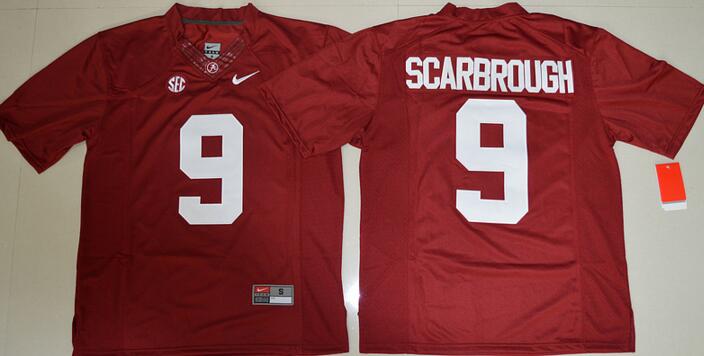 Alabama Crimson Tide 9 Bo Scarbrough red men ncaa college Football Jerseys