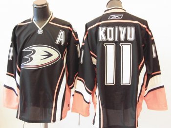 Anaheim Ducks 11 KOIYU black men ice hockey nhl jerseys