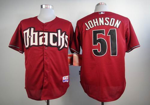 Arizona Diamondbacks 51 Randy Johnson red men baseball mlb jersey