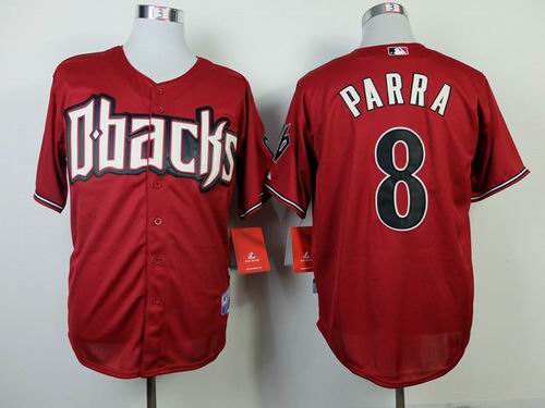 Arizona Diamondbacks 8 Gerardo Parra red men baseball mlb jersey