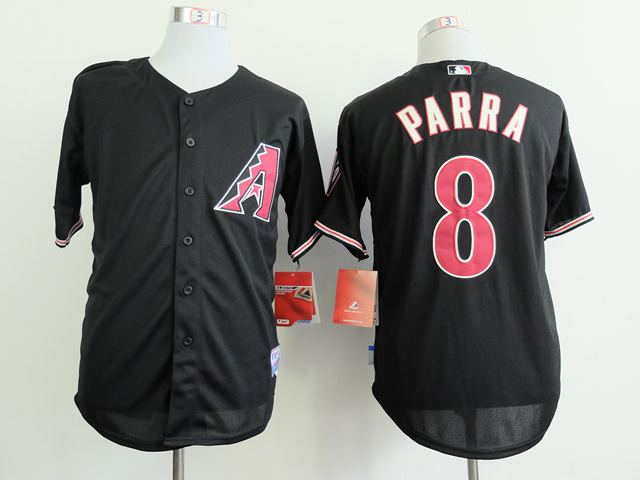 Arizona Diamondbacks Gerardo Parra 8 black men baseball mlb jersey