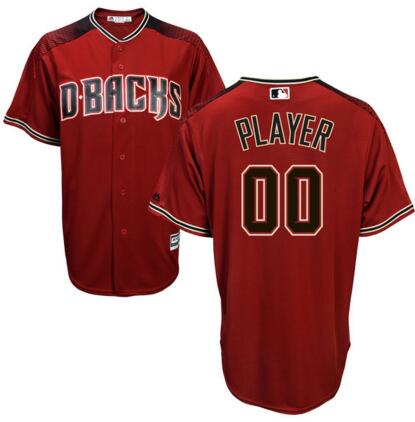 Arizona Diamondbacks Jersey Majestic red Cool Base Custom any name number