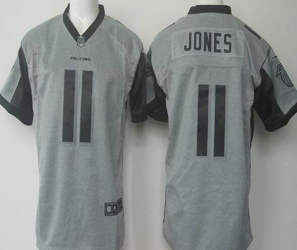 Atlanta Falcons 11 Julio Jones Nike Gray Gridiron Gray  limited nfl Jersey
