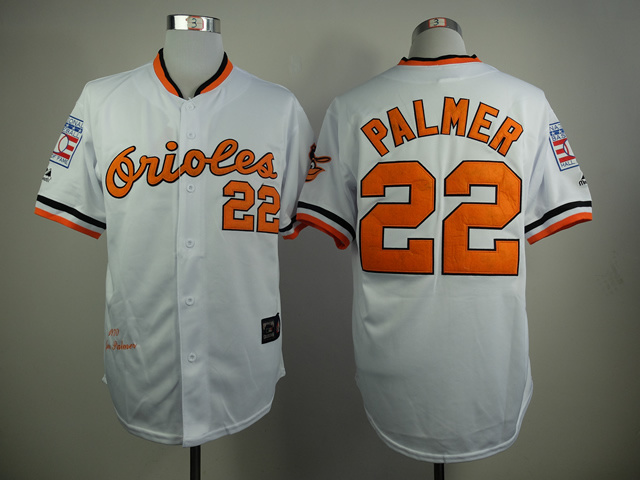 Baltimore Orioles 22 Jim Palmer 1970 Throwback Baseball white men baseball mlb Jerseys Hall of Fame patch