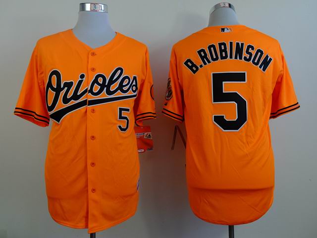 Baltimore Orioles B.Robinson 5 orange men baseball mlb Jerseys