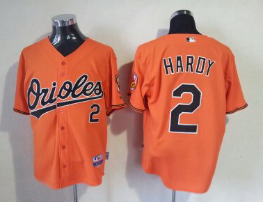 Baltimore Orioles HARDY 2 Orange new men baseball mlb  Jerseys