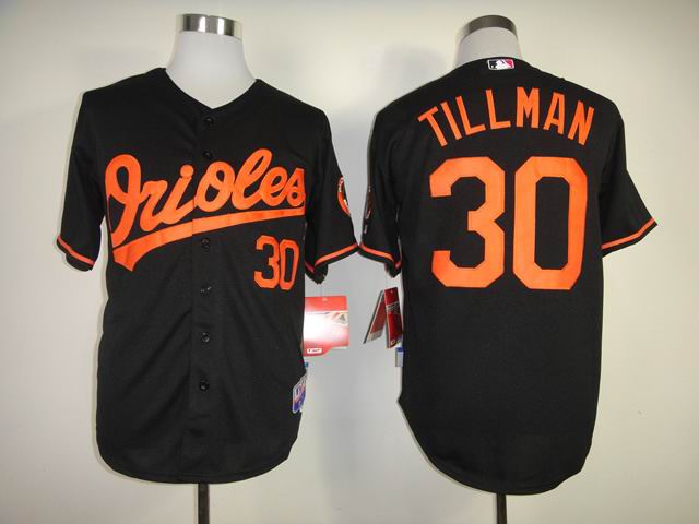 Baltimore Orioles TILLMAN 30 black men baseball mlb  Jerseys