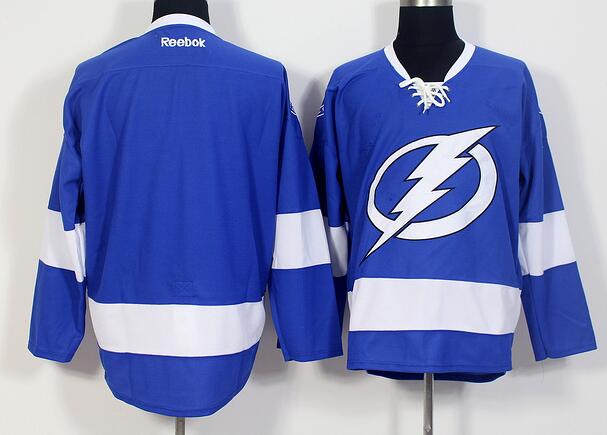 Blank blue Home Tampa Bay Lightning men nhl ice hockey jerseys