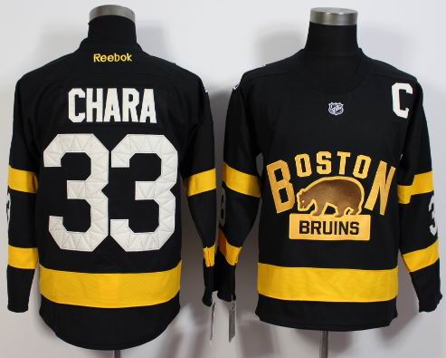 Boston Bruins 33 Zdeno Chara Black ice men ice hockey nhl jerseys