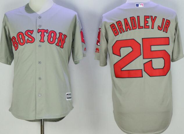 Boston Red Sox 25 LOWELL Grey men baseball mlb jersey Boston Red Sox 25 LOWELL Grey men baseball mlb jersey
